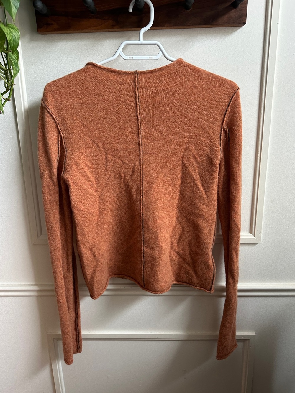 Long-Sleeve Crewneck Knit Top